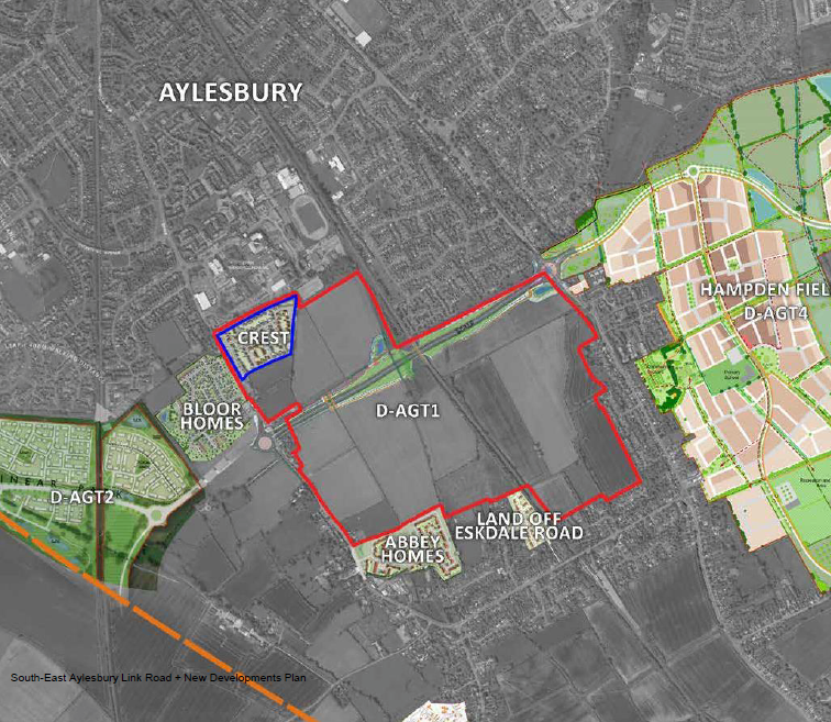 2.9 South-East Aylesbury Link Road + New Developments Plan