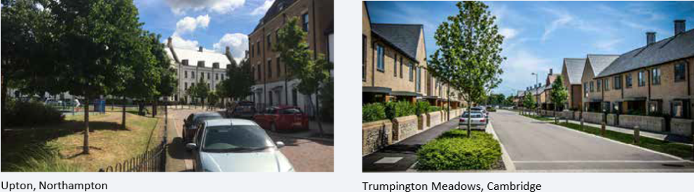 4.3.2 Secondary Streets Photos of Upton and Trumpington Meadows