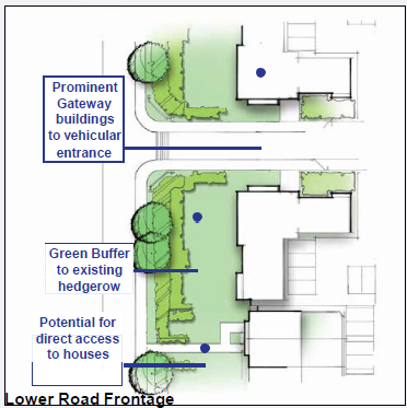 4.4.2 Key Routes and Spaces - Lower Road Frontage