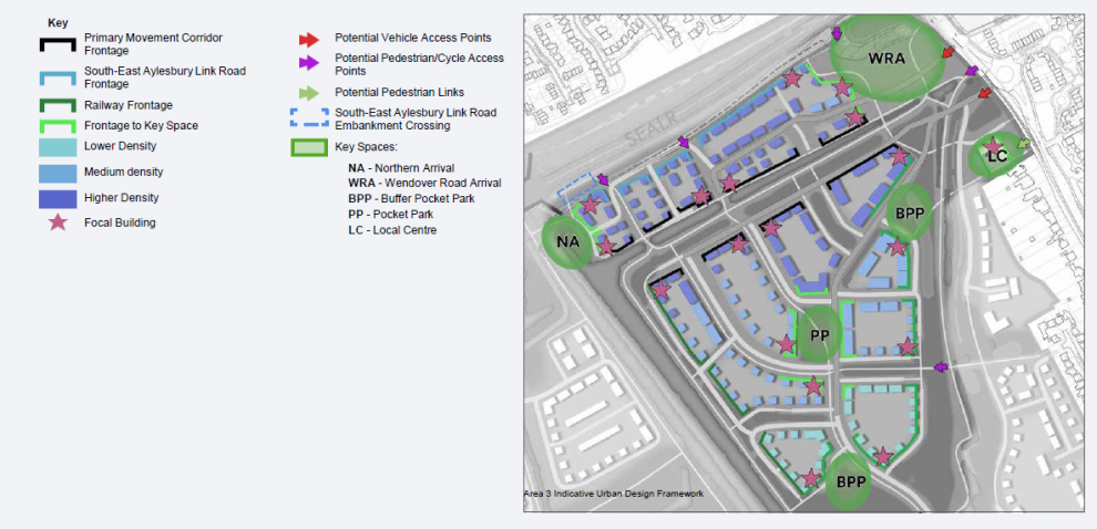 4.4.3 Area 3 Indicative Urban Design Framework