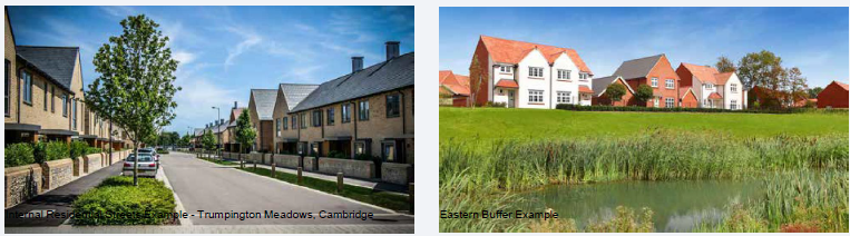 4.4.3 Internal Residential Streets Example - Trumpington Meadows, Cambridge and Eastern Buffer Example