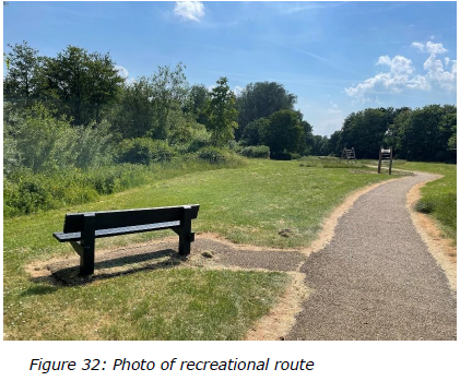 Figure 32: Photo of recreational route